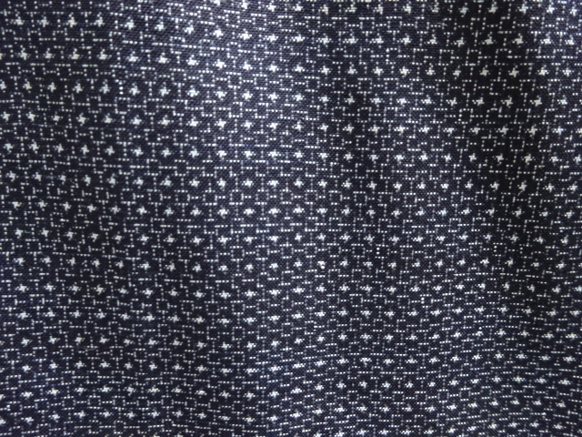 JAPANESE KIMONO / ANTIQUE MENS ENSEMBLE KIMONO / SILK / DOROZOME / OSHIMA TSUMUGI